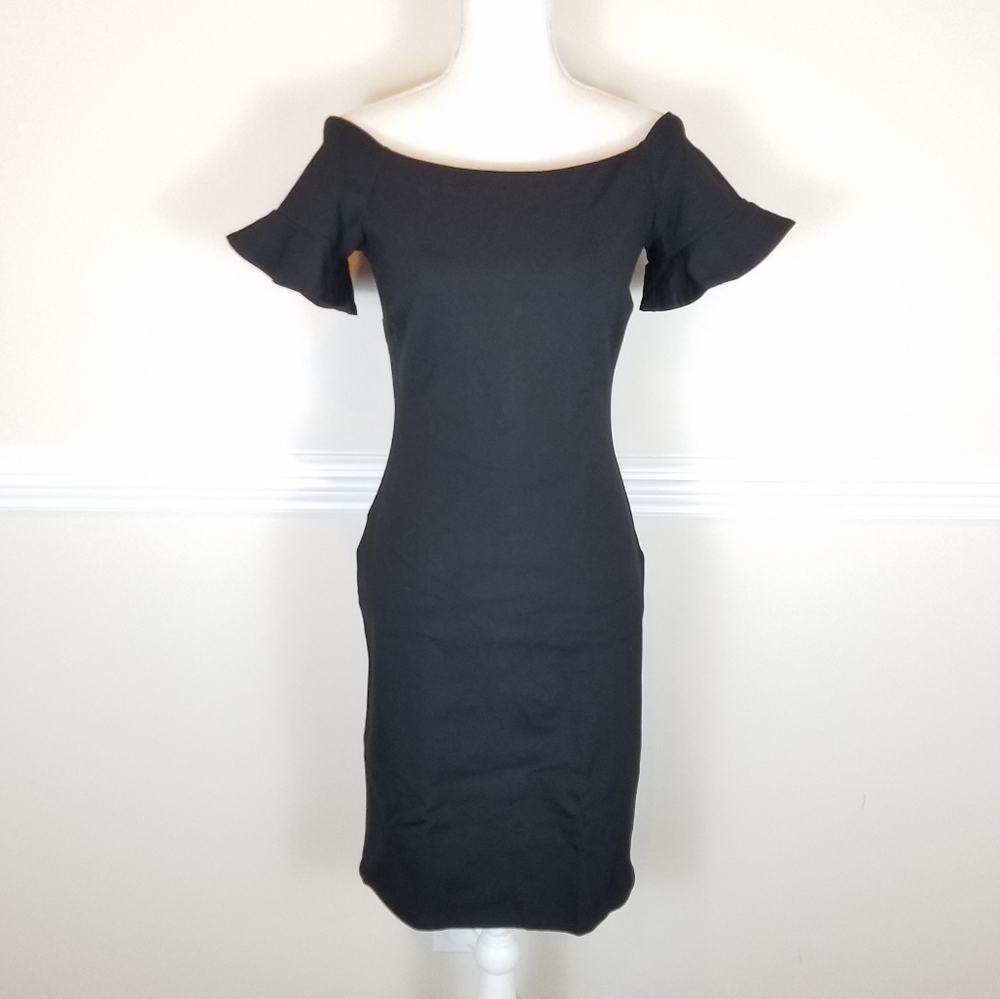Gianni Bini Flutter Sleeve Bodycon Dress A0114